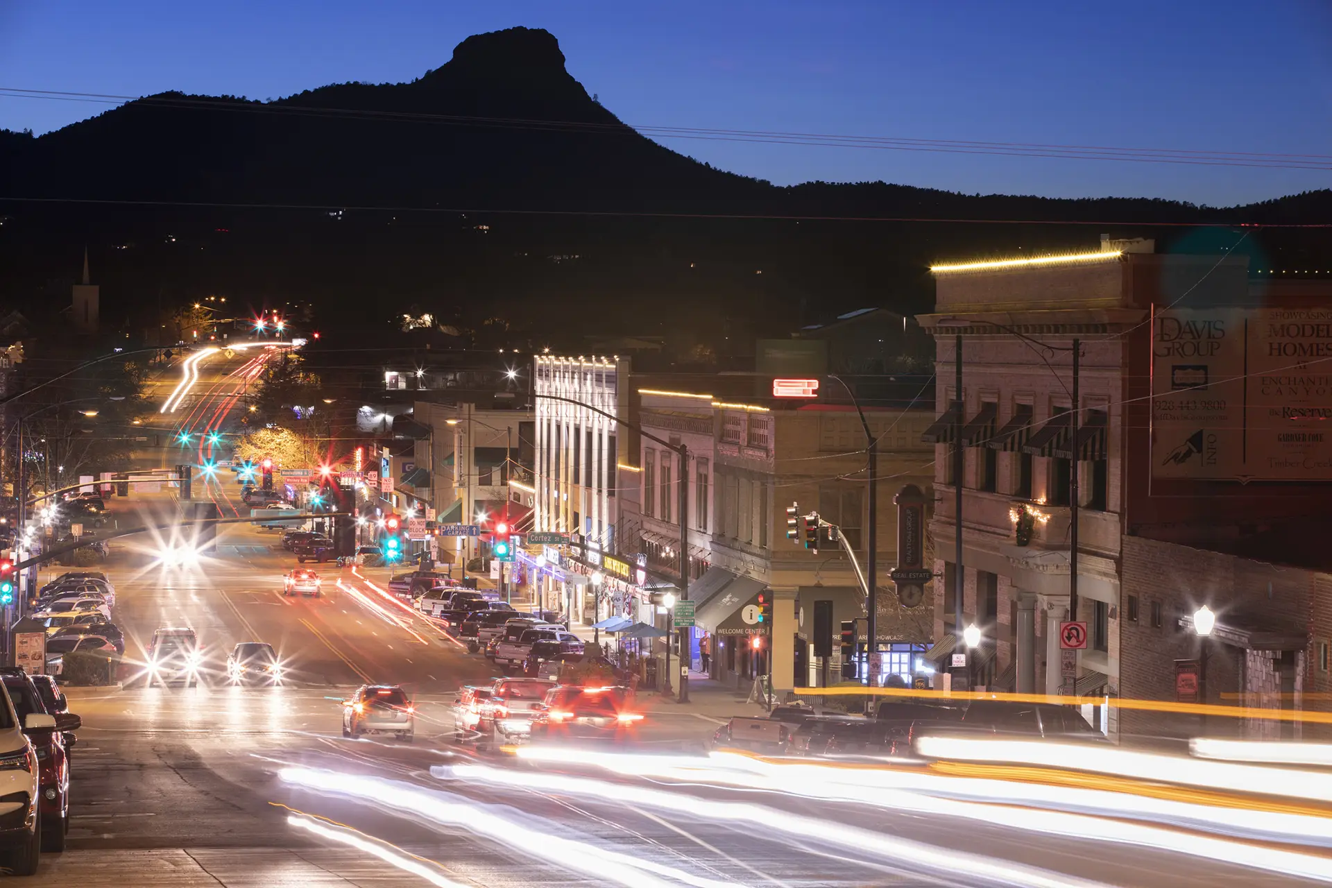 Night View of Historic Prescott Night View of Historic Prescott Downtown
